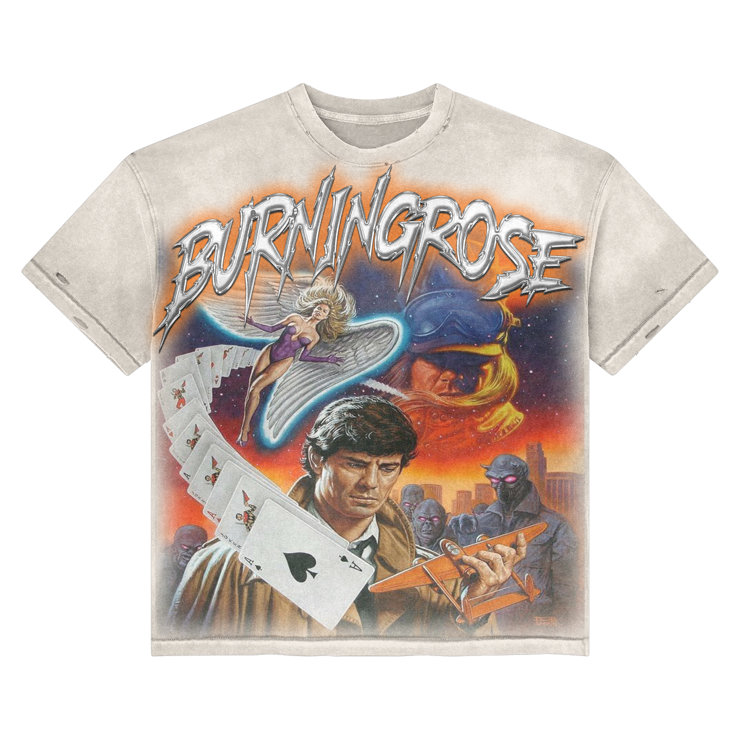 Burning Rose – Fate Dealer Tee