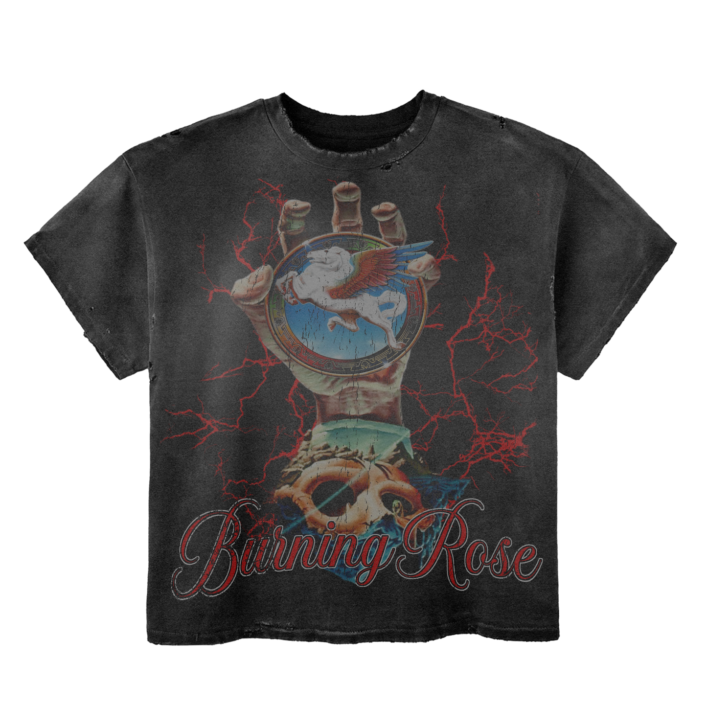 Ascension Grip Tee – Burning Rose