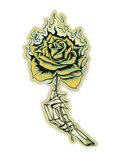 Burning Rose – Alien Summit Tee