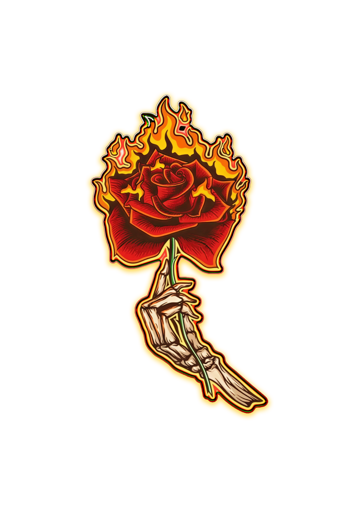 Burning Rose – Gravefire Tee