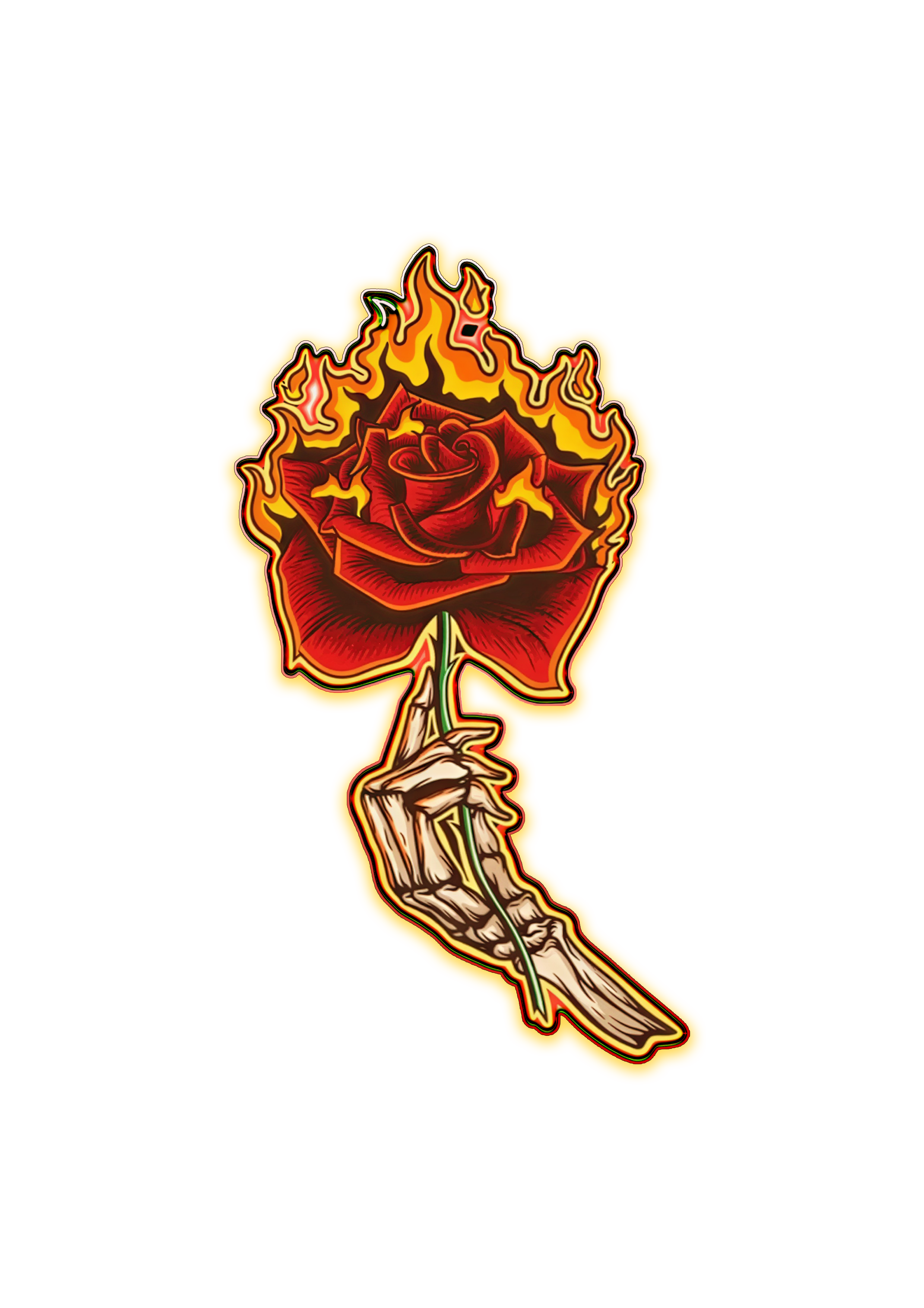 BURNING ROSE