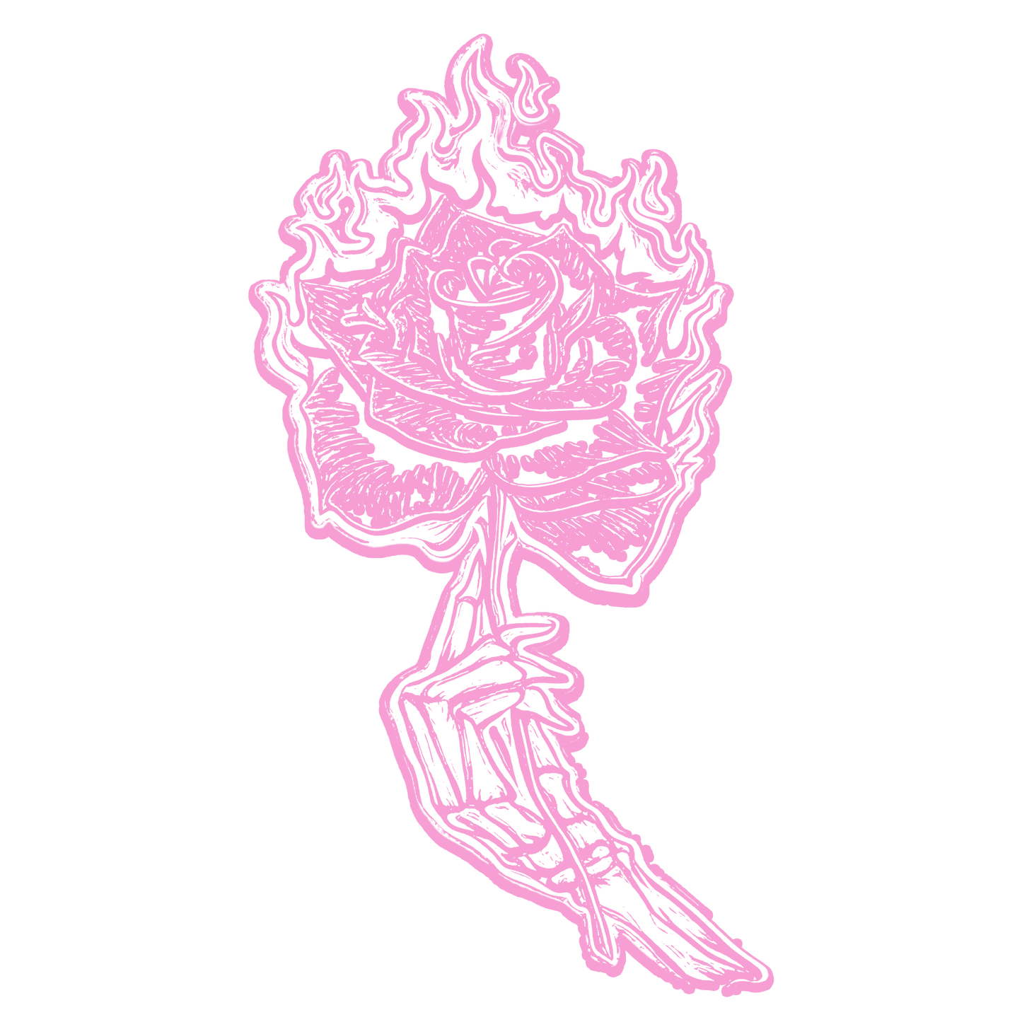 Apocalypse Vision Tee – Burning Rose