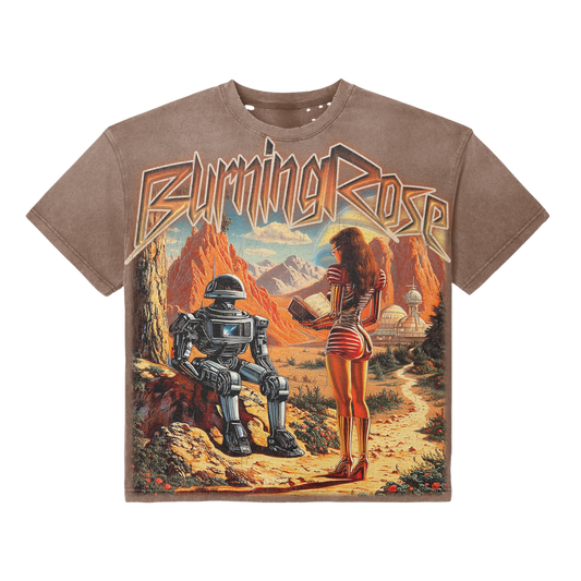 Desert Protocol Tee – Burning Rose