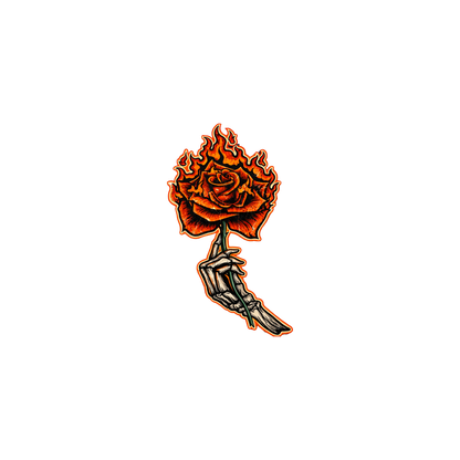 Burning Rose - Astral Outcast Tee