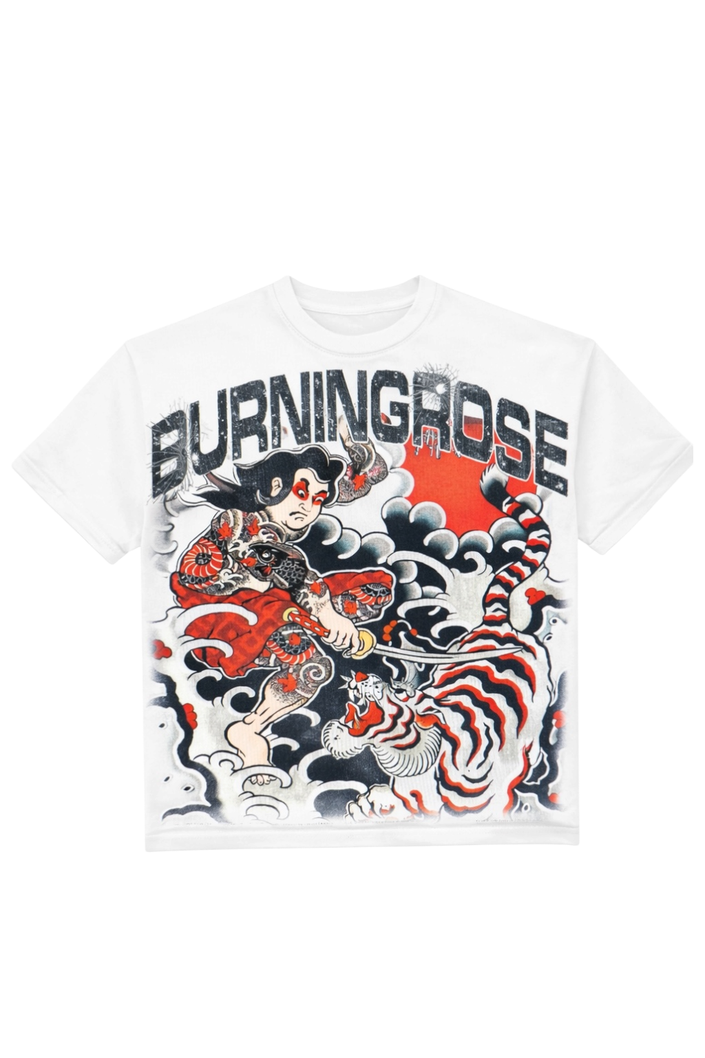 Burning Rose – Tiger Clash Tee