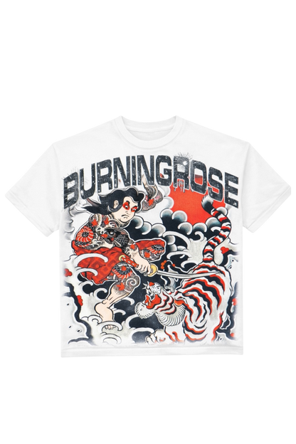 Burning Rose – Tiger Clash Tee