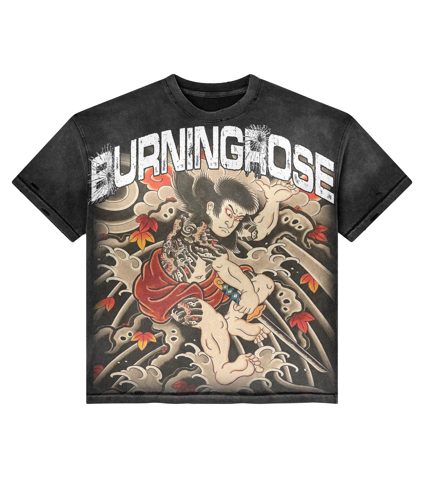 Burning Rose - Ronin’s Wrath Tee