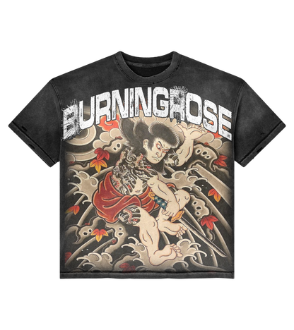 Burning Rose - Ronin’s Wrath Tee