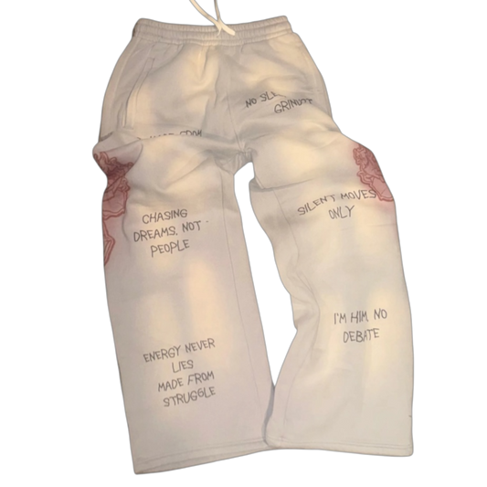 "Silent Moves" Fleece Sweatpants