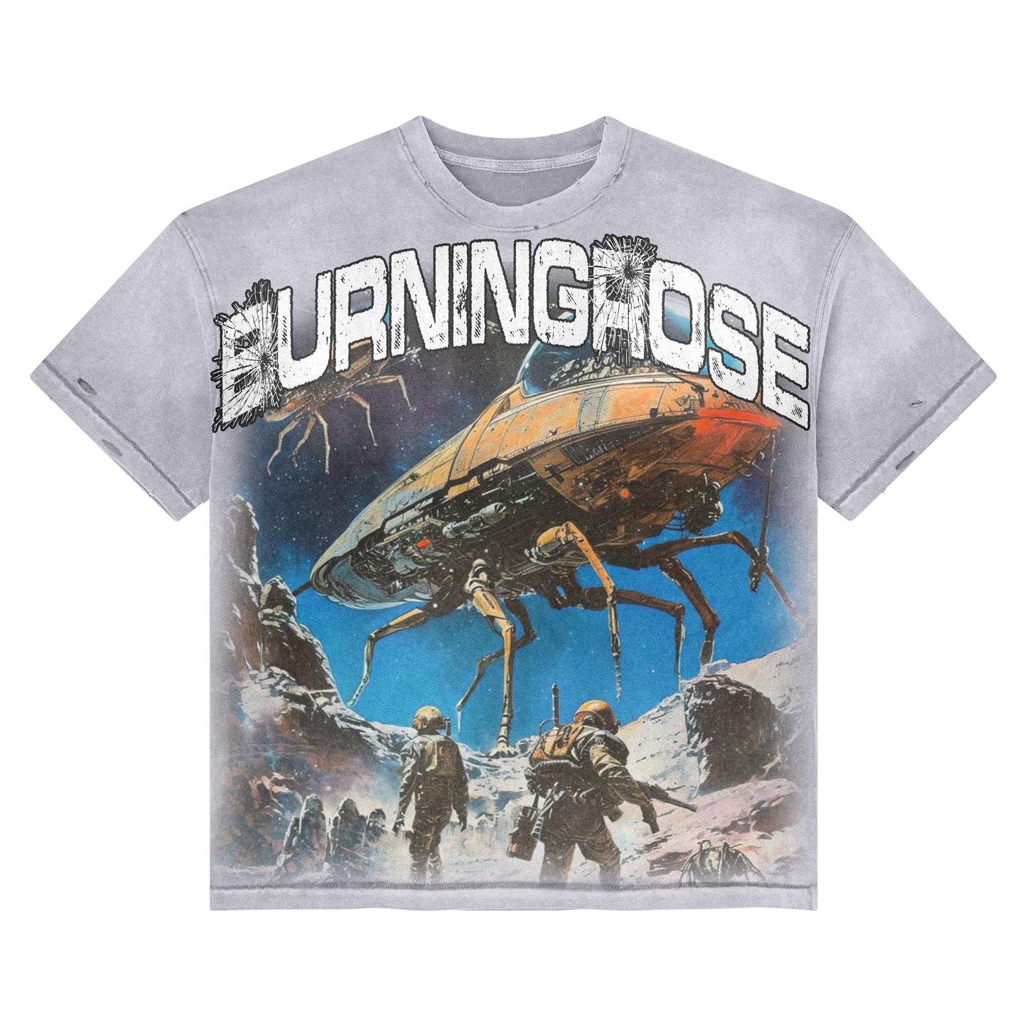 Burning Rose – Arachnid Assault Tee