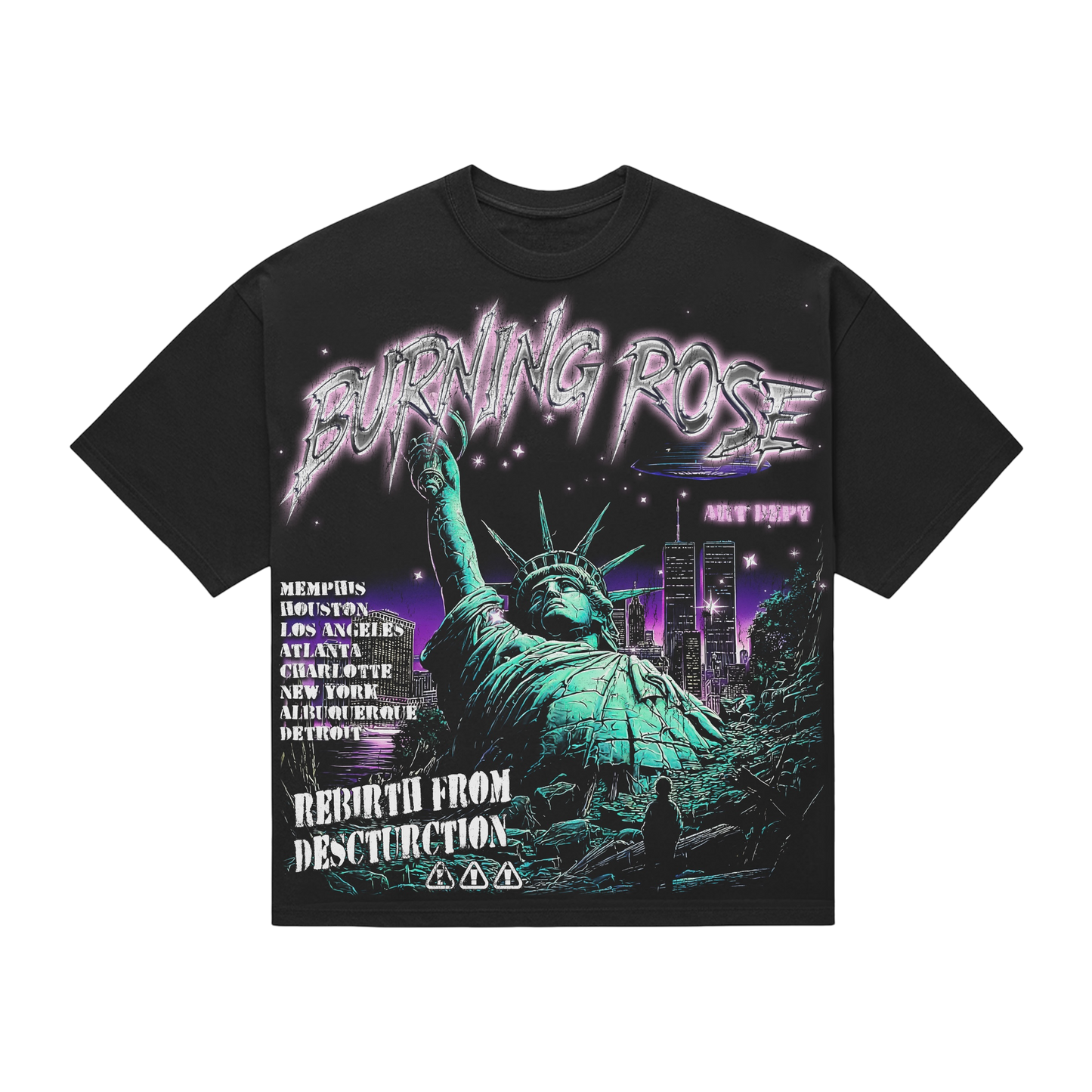 Burning Rose – Aftershock Tee