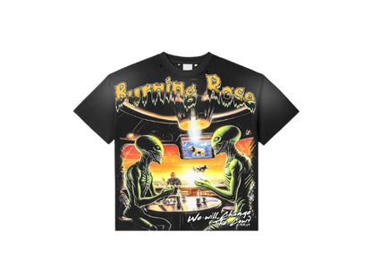 Burning Rose – Alien Summit Tee