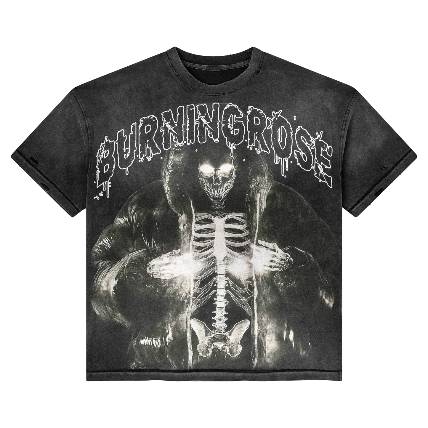 Frosted Reaper Tee -Burning Rose