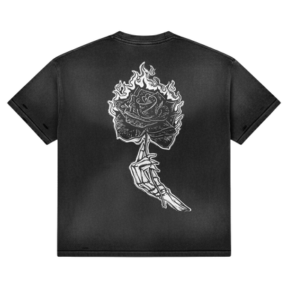 Frosted Reaper Tee -Burning Rose