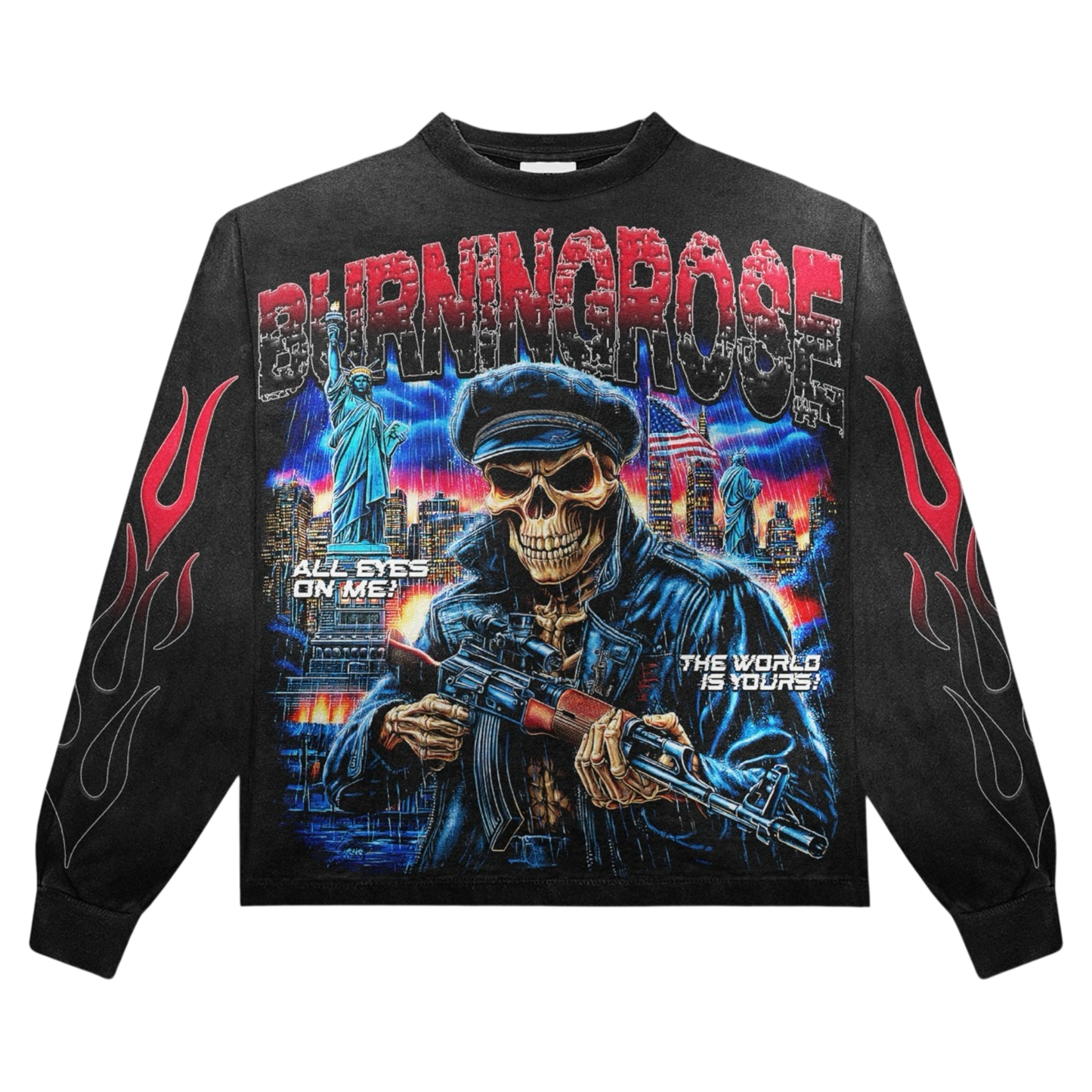 Burning Rose – “World Is Yours” Long Sleeve