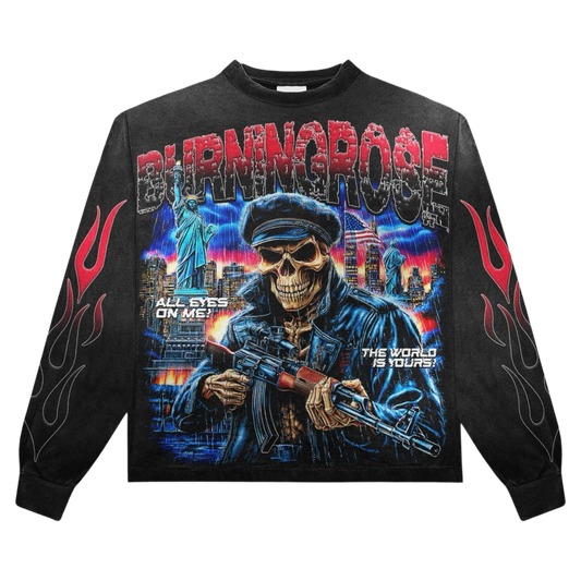 Burning Rose – “World Is Yours” Long Sleeve