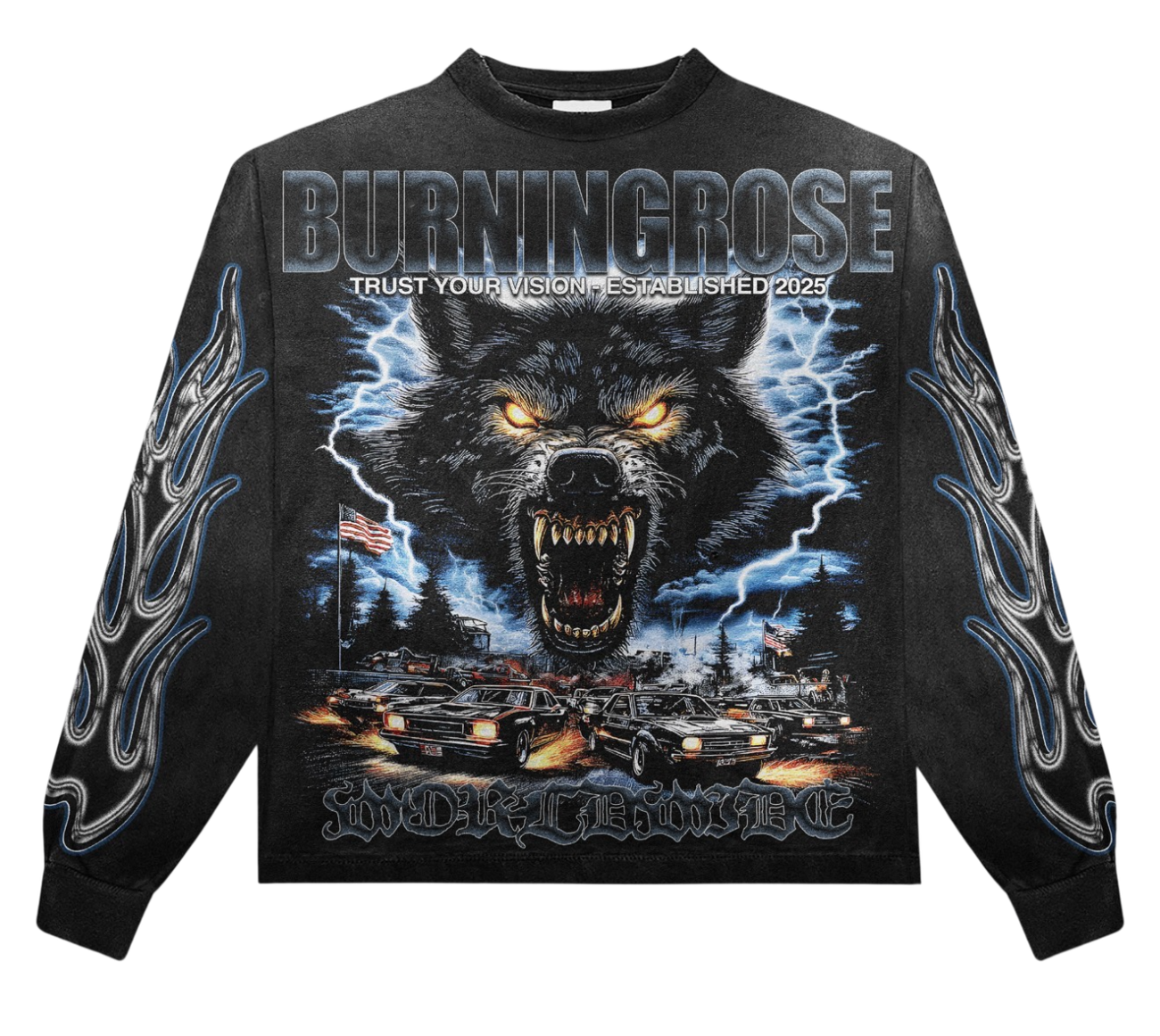 Burning Rose – Thunder Wolf Long Sleeve