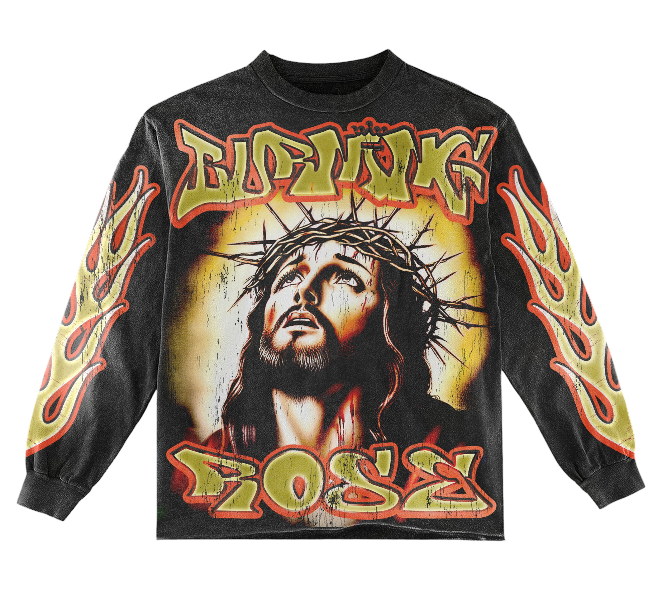 Burning Rose – Divine Flame Long Sleeve