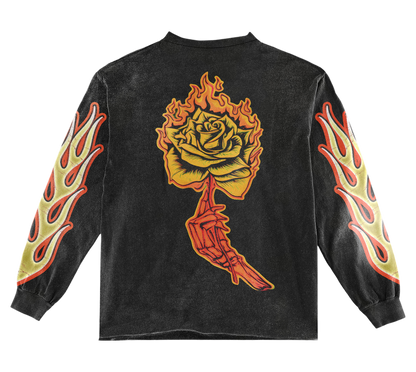 Burning Rose – Divine Flame Long Sleeve