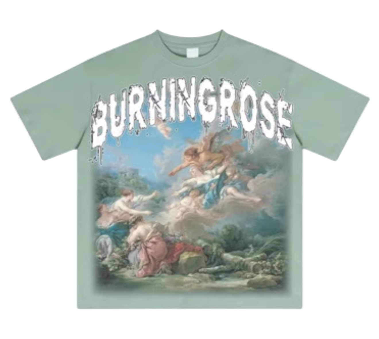 Burning Rose – Divine Storm Tee Oversized