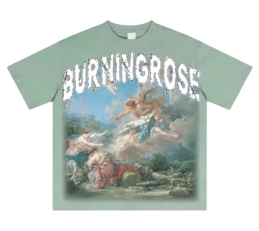 Burning Rose – Divine Storm Tee Oversized