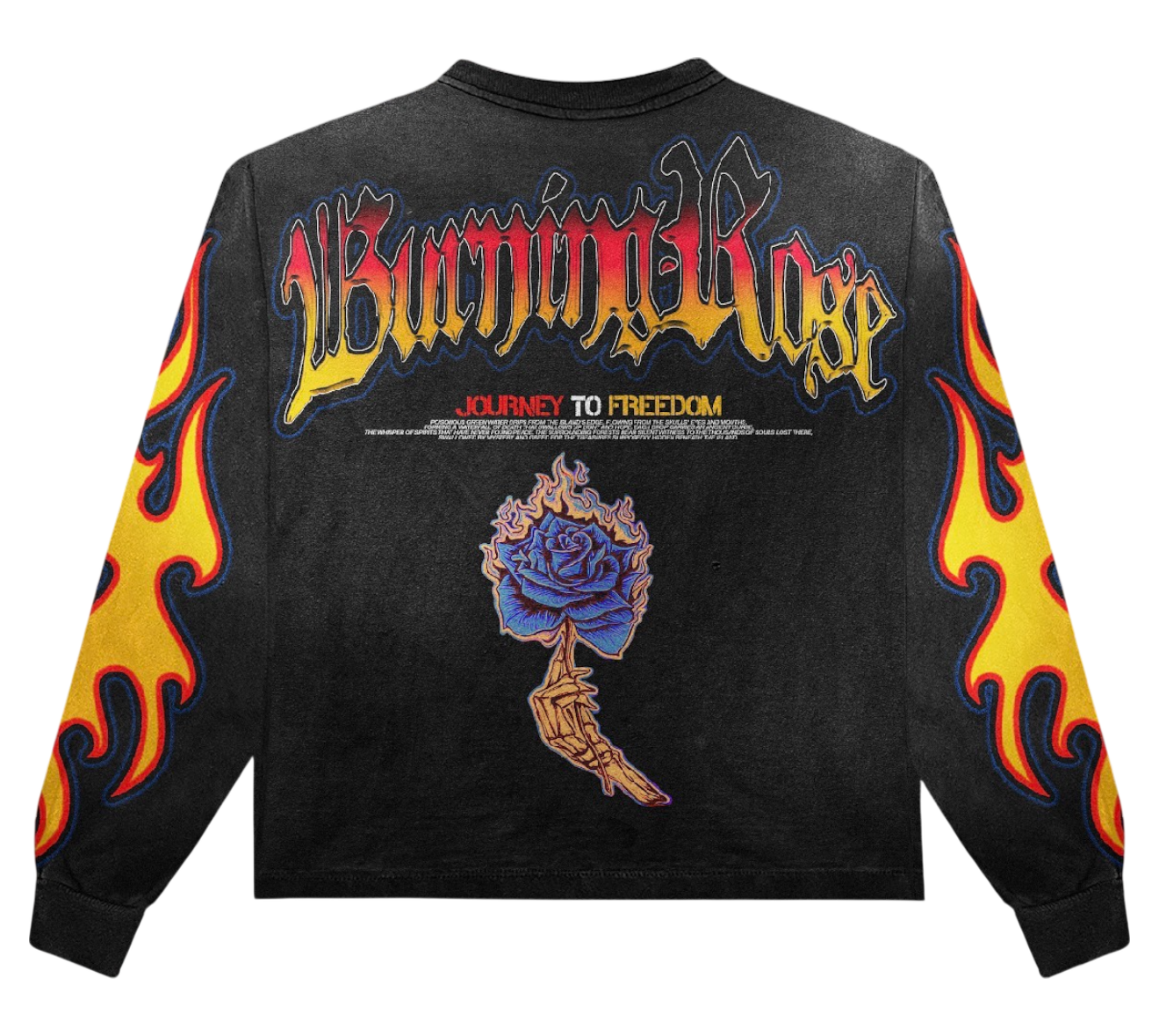 Burning Rose – Outlaw Reaper Long Sleeve