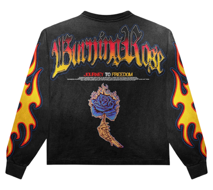 Burning Rose – Outlaw Reaper Long Sleeve