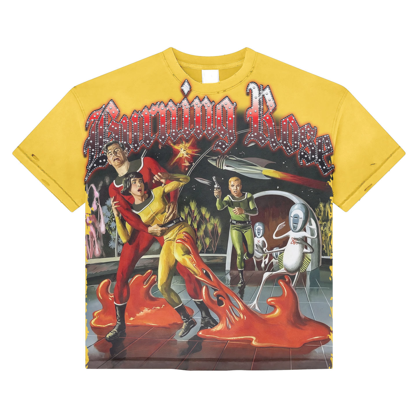 Burning Rose – Nova Panic Protocol Tee